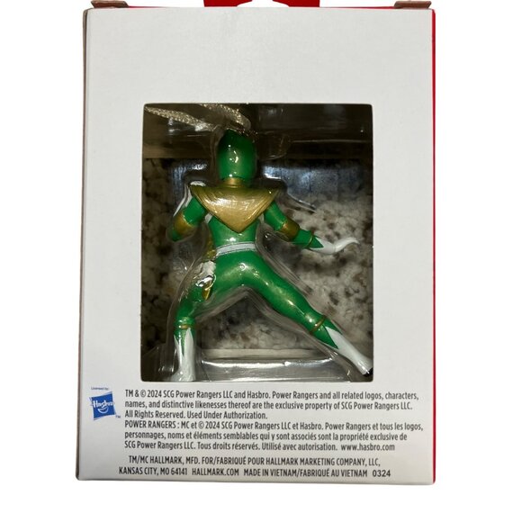 Hallmark Hasbro Power Rangers Green Ranger Ornament - Picture 7 of 11